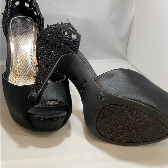 Gianni Bini Black Spike Platform Size 8M - Picture 5 of 7